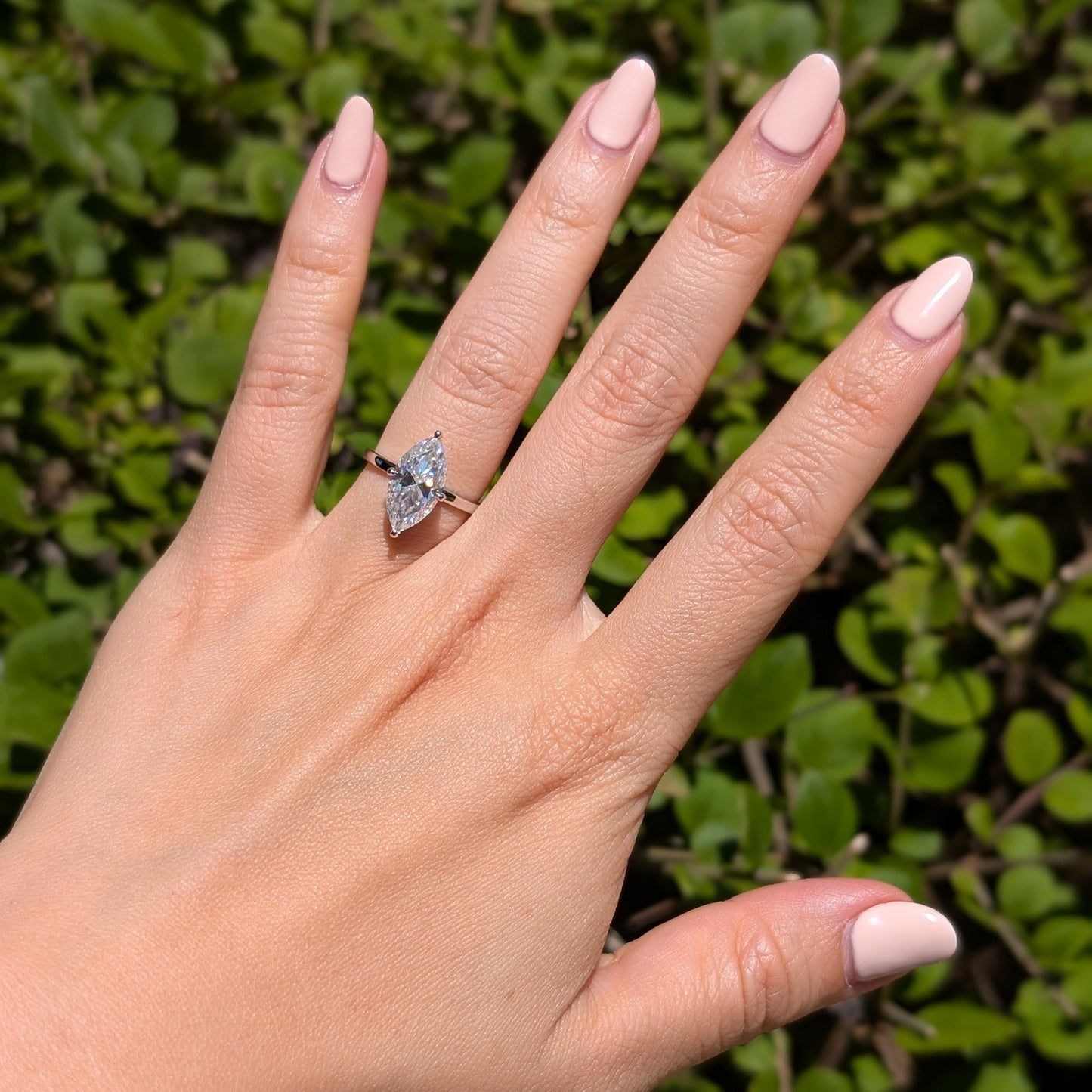 The Empress — 3CT Marquise Moissanite Solitaire Ring