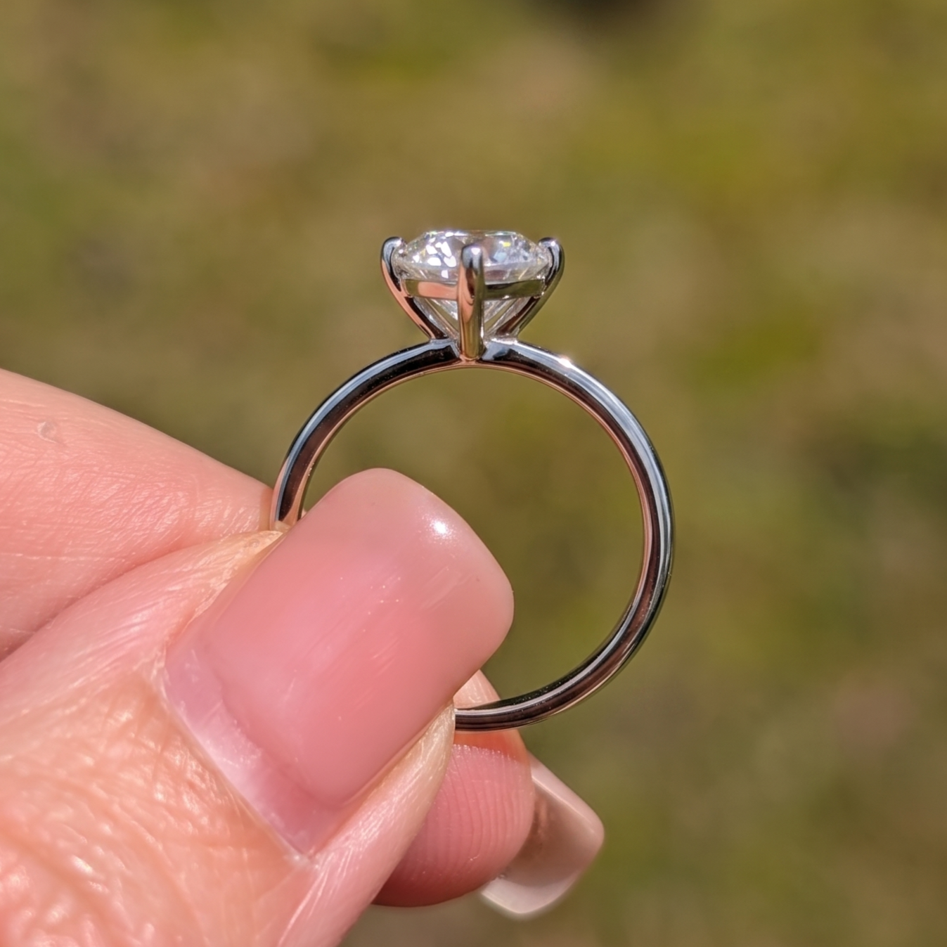 The Empress — 3CT Marquise Moissanite Solitaire Ring