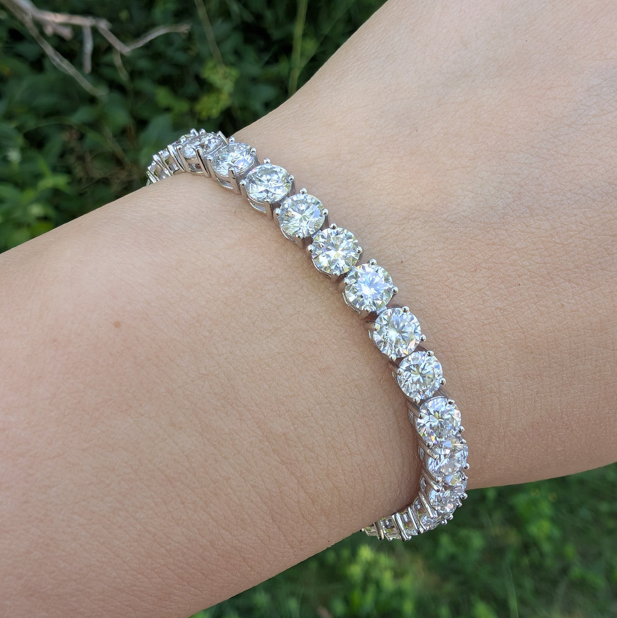 The Lumière Bracelet — 5mm Moissanite Tennis Bracelet